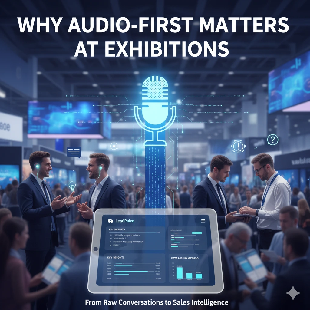 The Future of Exhibition Sales: Audio-First Intelligence